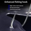 50 Pack Ned Rig Jig Hook Kits, Mushroom Jig Heads for Soft Lures, Standard Mushroom Fishing Jig Hooks, 1/8oz 1/6oz 1/4oz - Image 4