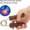 Hand Grip Strengthener Wood Grip Strength Trainer Wrist Forearm Hand Exerciser Home Gym - Image 2