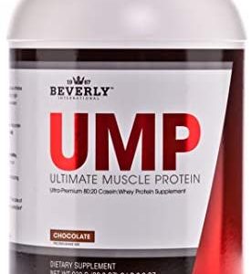 Beverly International UMP Protein Powder 30 servings, Chocolate. Unique whey-casein ratio builds lean muscle and burns fat for hours. Easy to digest. No bloat. (32.8 oz) 2lb .8 oz