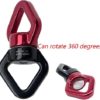 Autoly 30KN Rotating Equipment Suspension Accessory Set, Safety Hook for Tree Swing, Hanging Hammock, Suitable for Aerial Silk, Aerial Yoga, Indoor and Outdoor Rock Climbing, etc. - Image 2