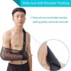 Arm Sling for Shoulder Injury Broken Arm Elbow Medical Grade Quality Mesh Arm Support Small for Men Women Injury Recovery Arm Immobilizer Unisex, 13"-16" Black - Image 7
