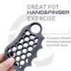 Hand Grip Ergonomic Design Honeycomb Hand & Forearm Exerciser and Strengthener Extension, Crushing & Pinch Grip Training Solution ,Hand Gripper for Athletes, Elderly, Hand Strength Recovery - Image 2