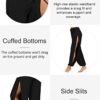 fitglam Women's High Slit Harem Yoga Pants Loose Fit Lounge Beach Pants - Image 4