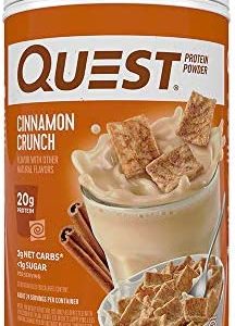 Quest Nutrition Cinnamon Crunch Protein Powder, High Protein, Low Carb, Gluten Free, Soy Free, 25.6 Ounce (Pack of 1)