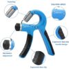 Jawflew Hand Grip Strengthener, Adjustable Resistance 11-132Lbs (5-60kg) Forearm Exerciser Finger Exerciser Non-Slip Gripper for Musicians Athletes and Hand Rehabilitation Exercising - Image 4