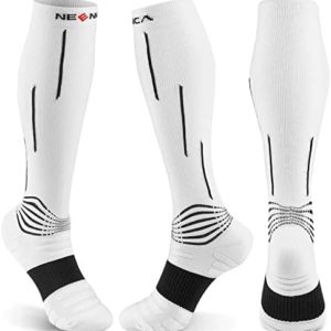 NEENCA Compression Socks, Medical Athletic Calf Socks for Injury Recovery & Pain Relief, Sports Protection—1 Pair, 20-30 mmhg