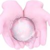 Moisturizing Gloves&Socks, Silicone Gel Gloves for Dry Skin, Cracked Hands and Foot, Full Finger Waterproof Gloves for Hands Foot Care SPA (Pink, Gloves+Socks) - Image 9
