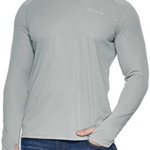 BALEAF Men's UPF 50+ Sun Protection Hoodie Long Sleeve SPF/UV Quick Dry Lightweight Fishing Workout Thumbholes Shirt
