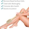 Metene Shower Brush with Soft and Stiff Bristles, Bath Dual-Sided Long Handle Back Scrubber Body Exfoliator for Wet or Dry Brushing - Image 7