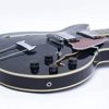 GROTE Jazz Electric Guitar Semi-Hollow Body Trapeze Tailpiece Bridge Guitar Gig Bag (Black) - Image 5