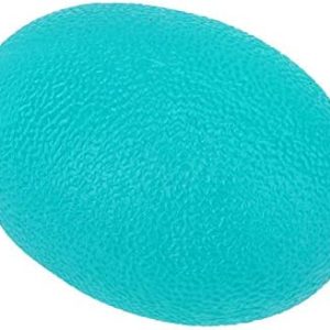 Keenso Egg Shaped Grip Ball, Silicone Massage Therapy Grip Ball for Wrist Finger Strength Exercise Stress Relief