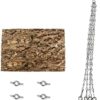 Bird Perch Stand Toy, Bird Food Holder, Natural Wooden Bird Cage Accessories, Bird Standing Climbing Perch for Parrot, Cockatiel, Rat, Parakeet, Budgies, Love Birds - Image 6