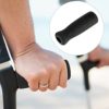 Cane Grip Replacement Cane Grip Foam Cane Handle Grip Replacement Offset Cane Grips Walking Cane Hand Grip Foam Handle for Cane Bicycle Handlebars 4.53 x 0.98 x 0.98 Inch, Black (4 Pieces) - Image 6
