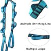 HISSEN MILE Daisy Chain, Daisy Chain Straps, 7 Loop Adjustable Aerial Silk Yoga Hammock Swing Extender Strap, 2PCS - Image 3