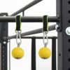 ZNCMRR Climbing Pull Up Power Ball Hold Grips with Straps, Non-Slip Hand Grips Strength Trainer Exerciser for Bouldering, Pull-up, Kettlebells, Fitness, Workout - Image 2