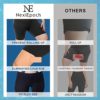 NexiEpoch 2 Pack Biker Shorts for Women Plus Size High Waisted - 8" Buttery Soft Shorts for Workout Yoga Running（2X, 3X） - Image 2