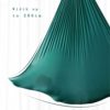 BPDVYRN Aerial Yoga Hammock Set, 5 m Long 2.8 m Wide Nylon Hammock Fitness Anti Gravity Swinging Air Flying for Inversion Exercise Pilates Gymnastics - Image 5