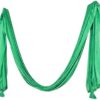 yotijay Flying Aerial Hammock Silk Sling Aerial Inversion Fabric, Green - Image 5