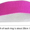 Stretch Out Strap Yoga Strap Polyester 12 Loops Fitness Stretching Strap for Stretching,Pilates,Aerial Yoga, Yoga Vitality Belt,Training,Physical Therapy - Image 5
