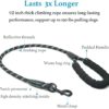 iYoShop Dual Dog Leash, Double Dog Leash, 360 Swivel No Tangle Walking Leash, Shock Absorbing Bungee for Two Dogs, Medium (8-35 lbs) | Large (25-150 lbs) - Image 3