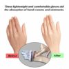 MIG4U Moisturizing Beauty Gloves Touchscreen Overnight Sleeping Glove for Women Dry Hands, Nighttime Lotion, Eczema, SPA, Cosmetic Treatment, grey purple 3 pairs size l/xl - Image 2