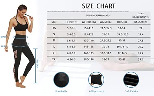 Persit Leggings for Women-Workout High Waisted Womens Leggings with Pockets Tummy Control Yoga Pants - Image 7