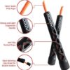 Xcoov Adjustable Skipping Jump Rope for Fitness with Slip-Resistant Grip Handles and Thick X’ Long Cable for Speed Jumping, Double Unders, Boxing, Crossfit, and Exercise - Image 4