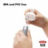 OXO Tot Bottle Brush with Nipple Cleaner and Stand, Gray - Image 5