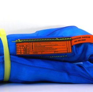 Blue Endless Polyester Round Sling Tubular 6' Long
