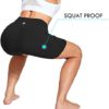 BALEAF Women's 6" High Waisted Biker Shorts Camo Soft Gym Workout Yoga Running Athletic Spandex Shorts with Pockets - Image 4