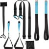KEAFOLS Bodyweight Fitness Resistance Kit Extension Strap Door Anchors, Powerlifting Strength Workout Straps Full Body Complete Home Gym Body Core Exercise - Image 6