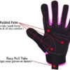 HANDLANDY Utility Work Gloves Women, Flexible Breathable Yard Work Gloves, Thin Mechanic Working Gloves Touch Screen (Medium) - Image 4