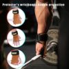 sulemier Weight Lifting Grips Non Slip Adjustable Leather Wrist Wrap Hooks Straps for Maximum Grip Support-Powerlifting, Deadlifts, Rows, Pull Ups for Men &Women Palm Protection with Padded Support - Image 5