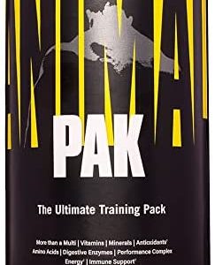 Animal Pak - Convenient All-in-One Vitamin & Supplement Pack - Zinc, Vitamins C, B, D, Amino Acids And More - Sports Nutrition Performance Mulitvitamin For Women & Men - 44 Count