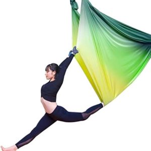 SYN-GUGAI Yoga Swing Set, Yoga Hammock, Flexibility for Inversion Exercise Pilates Gymnastics for Pilates Body Shaping (Color : E)