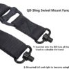 3pc Two-Point Slings with QD Mount Adjustable Sling with Fast-Loop and 1.25 inches Webbing for Sports and Outdoors - Image 4