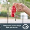 SABRE RED Pepper Spray Keychain with Quick Release for Easy Access – Max Police Strength OC Spray, Finger Grip for Accurate Aim, 10-Foot (3M) Range, 25 Bursts (5x Other Brands) – Practice Spray Option - Image 5