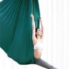 BPDVYRN Aerial Yoga Hammock Set, 5 m Long 2.8 m Wide Nylon Hammock Fitness Anti Gravity Swinging Air Flying for Inversion Exercise Pilates Gymnastics - Image 4