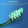 Fremouth Firm Toothbrushes for Adults, Cross Hard Bristles, 6 Count - Image 3