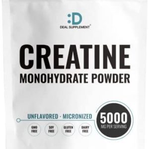 Creatine Monohydrate Powder 300 Grams (10.6oz), Unflavored | Pure | Micronized Creatine Powder, 5000mg(5g) Per Serving, 2 Month Supply, Vegan | Keto, Non-GMO, No Filler, No Additives - 60 Servings