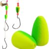 96pcs Fishing Pompano Rig Floats Kit Foam Fishing Floats Ball Beads Pompano Float Bottom Rig Surf Fishing Rigs for Saltwater Fishing - Image 4