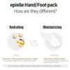 Epielle Hydrating Hand & Foot Masks (Glove & Socks 12pk) for Dry Hand, Dry & Cracked Heel | Spa day | Shea butter + Jojoba Oil + Vitamin E, Beauty Gifts - Image 5