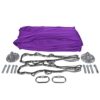 Yoga Hammock, Aerial Yoga Swing Set, Polyamide Flexibility Multifunction Yoga Swing Fitness Hammock Flying Yoga Strap Yoga Swings for Indoor Use Improve Core Strength and Overall Balance(Purple) - Image 3