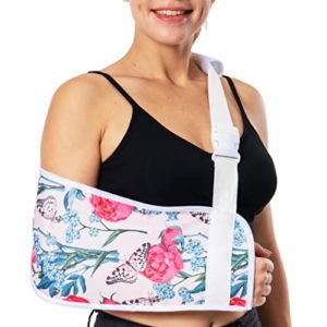 Ledhlth Rose Arm Sling for Women Flower Shoulder Sling for Shoulder Injury Elbow Wrist Sling for Broken Arm Adults Sling for Shoulder Surgery Youth Sling for Torn Rotator Cuff
