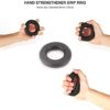 Grip Strength Trainer Kit(5Pack),Adjustable Hand Grip Exerciser Strengthener,Hand Strengthener,Forearm Exerciser,Hand Exerciser,Resistance Band Exercise Cord for Strength Training & Physical Therapy - Image 5
