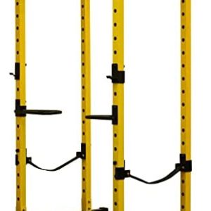 HULKFIT Pro Series 2.35" x 2.35" Power Cage Squat Rack - Multi Color