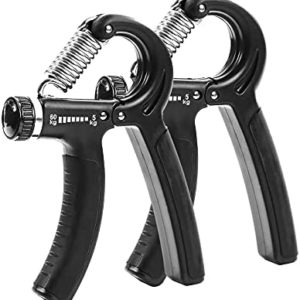 SILOM Grip Strength Trainer Wrist and Forearm Strength Trainer 11-132Lbs Hand Grip Exerciser Strengthener for Athletes Muscle Building and Injury Recovery（Two-Piece Set）