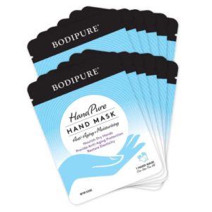 BODIPURE HandPure Hand Mask - Intensive Repairing Treatment for Dry Cracked Hands - Anti-aging Moisturizing Gloves - Repairs Rough and Dry Hands, For Women and Men - 12 Pack