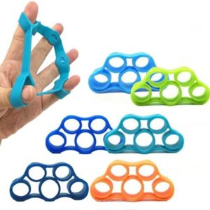 6PCS Finger Exerciser Hand Grip stretcher extension Trainer New Material,Forearm Grip Workout Set for Arthritis Carpal Tunnel Exercise Guitar and Rock Climbing，Relieve Wrist Pain