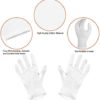 Paxcoo 6 Pairs XL White Cotton Gloves for Dry Hand Moisturizing Cosmetic Eczema Hand Spa and Coin Jewelry Inspection - Image 4